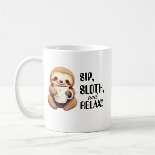 Mug Paresseux Mignon, Matinée Drôle, Cadeau pour Amate