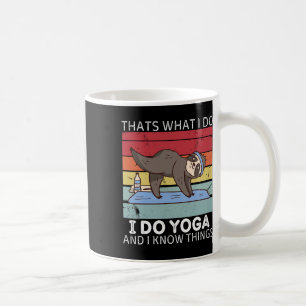Mug Paresseux Rétro C'est Ce Que Je Fais Je Fais Du Yo