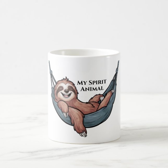 Mug Paresseux se détendant (Centre)