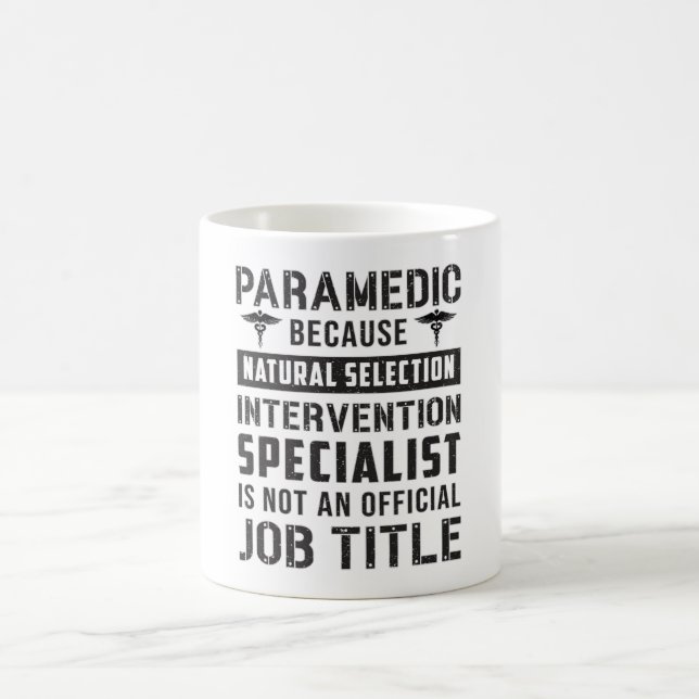 Mug Parfait parce que sélection naturelle Ambulance EM (Centre)