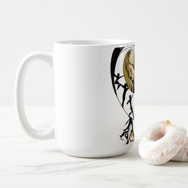 Mug Parfait Parfait Parfum Art numérique inspiré par l (Avec donut)