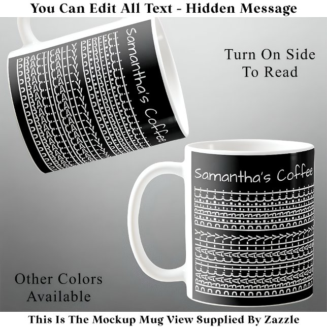 Mug Parfaitement Parfait & Message Caché 137WB (Créateur téléchargé)
