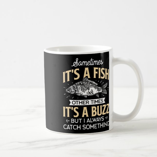 Mug Parfois C'est Un Poisson - Pêche Drôle Et Cadeau D (Droite)