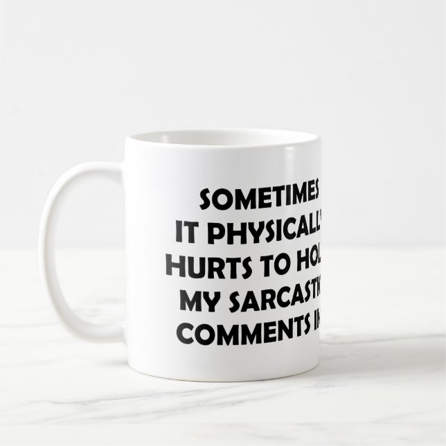 MUG PARFOIS IL BLESSE PHYSIQUEMENT POUR TENIR MON (Gauche)