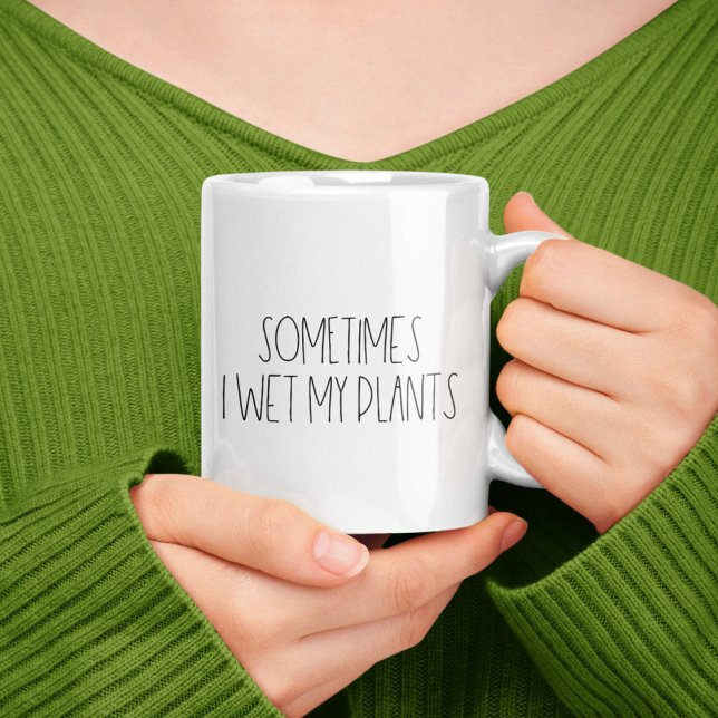 Mug Parfois, j'ai trempé mes plantes (Créateur téléchargé)
