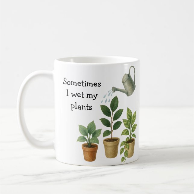 Mug Parfois, je regarde mes Plantes (Gauche)