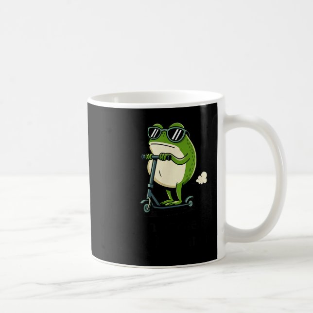 Mug Parfois je suis juste en péter Grenouille drôle Em (Droite)