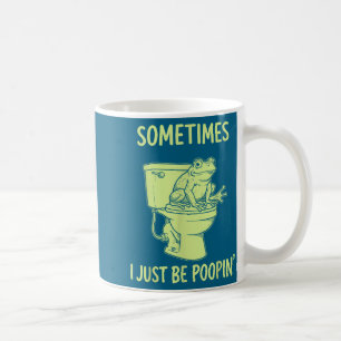Mug Parfois je suis juste sur un t-shirt avec une gren