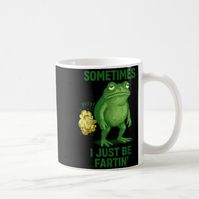 Mug Parfois je suis juste un crapaud qui péte Graphiqu (Droite)