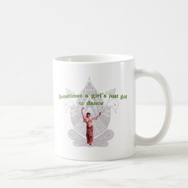 Mug Parfois juste d'une fille obtenu à la danse (Droite)