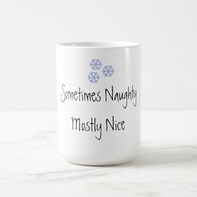 Mug Parfois Naughty Principalement Nice (Centre)