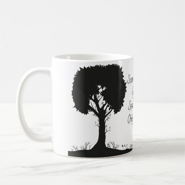 Mug Parfois vous devez laisser quelque chose (Gauche)