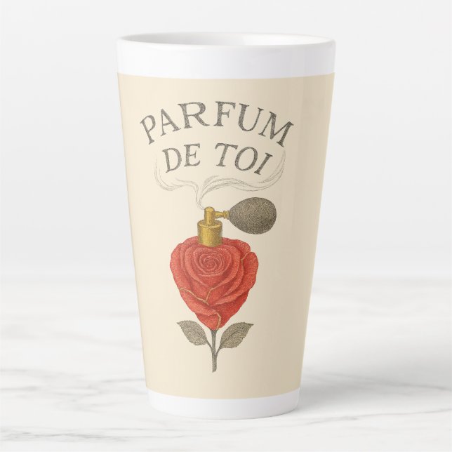 Mug Parfum de Toi Rose Perfume Latte (Devant)