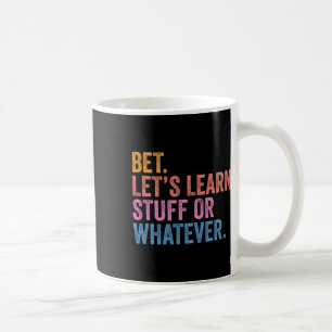 Mug Pari drôle de rentrée scolaire. Apprenons des chos