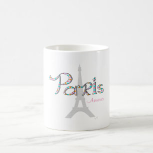 Mug PARIS Amour avec Tour Eiffel