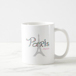 Mug PARIS Amour avec Tour Eiffel