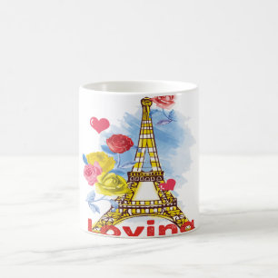 Mug paris amoureux