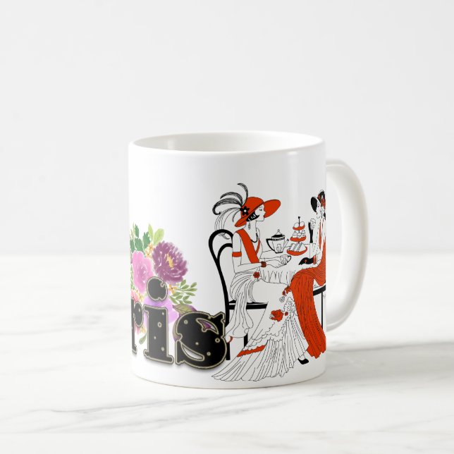 Mug Paris avec amour (Devant droit)