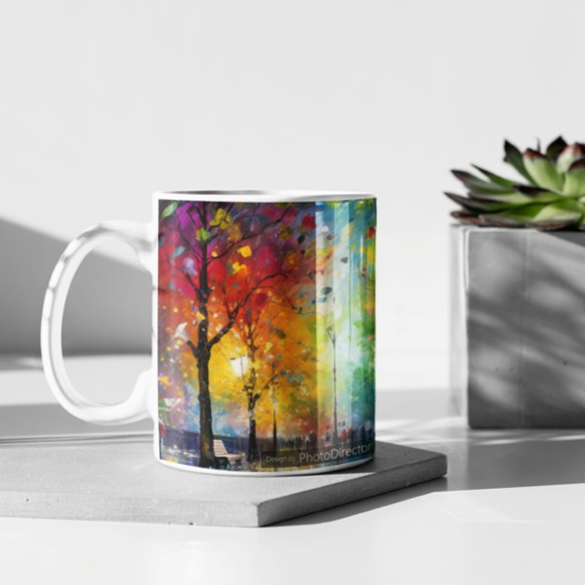 Mug Paris carré Version 4 (Paris square Version 4 Coffee Mug
)