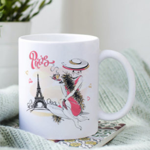 Mug Paris Chic Moderne Femme tendance