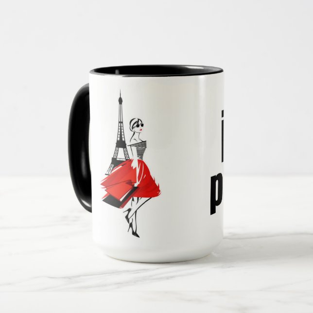 Mug Paris de haute qualité (Devant gauche)