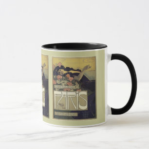 Mug ~ Paris de villa d'Aleardo de ~ de Nouveau d'art