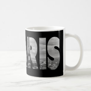 Mug Paris en noir et blanc