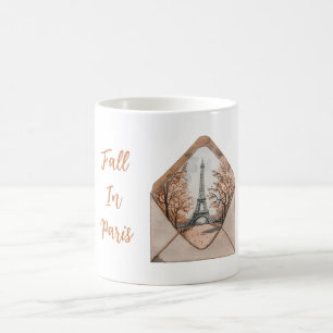 Mug Paris en Tour Eiffel d'automne Enveloppe
