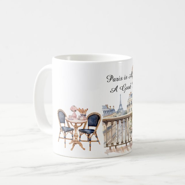 Mug Paris est toujours une bonne idée Table de baguett (Devant gauche)