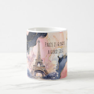 Mug Paris est toujours une bonne idée Tour Eiffel Rose