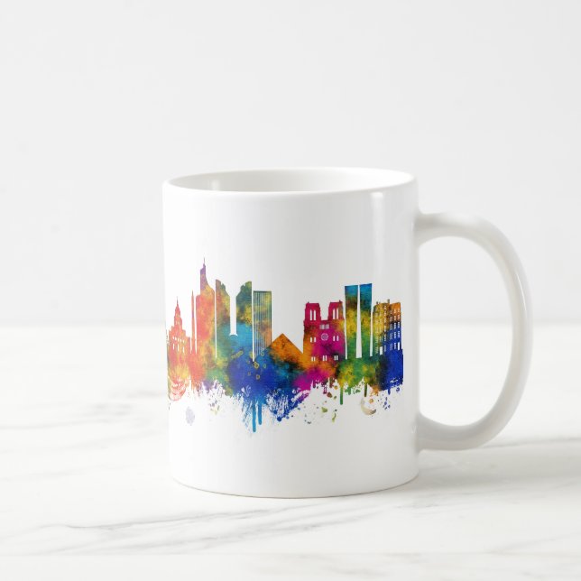 Mug Paris France Skyline (Droite)