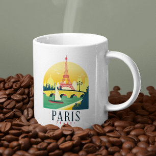 Mug Paris France Voyage Vintage  