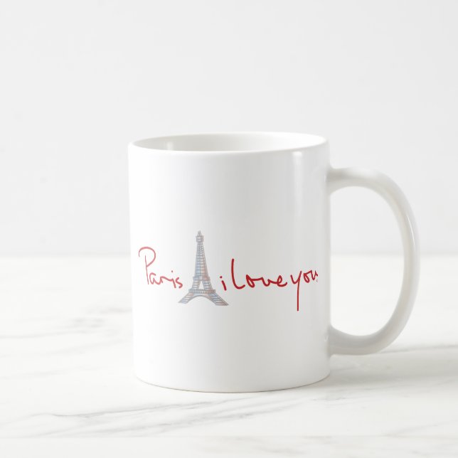 Mug Paris Je t'aime (Droite)