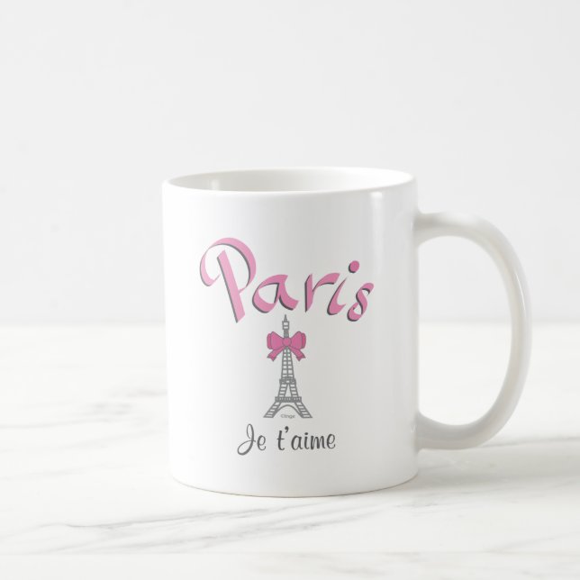 Mug Paris - Je t'aime (Je t'aime) (Droite)