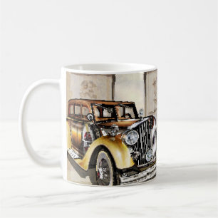 Mug Paris poster vintage. vintage, poster, paris, vieu