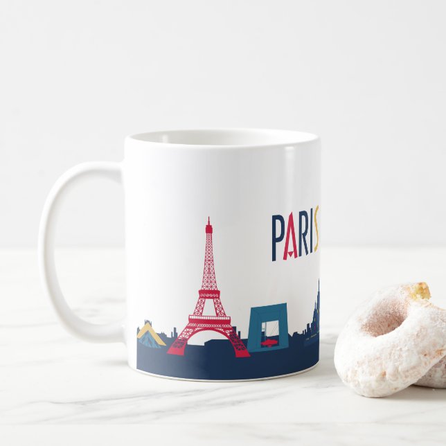 Mug Paris Skyline (Avec donut)