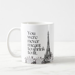 Mug Paris Tour Eiffel Art mural citation motivant