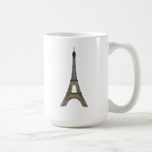 Mug Paris : Tour Eiffel : Dessin de vecteur :