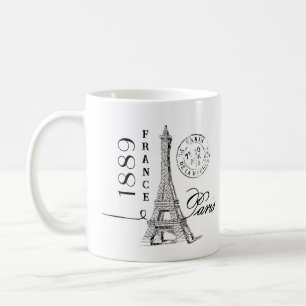Mug Paris Tour Eiffel Paris Amoureux Paris France