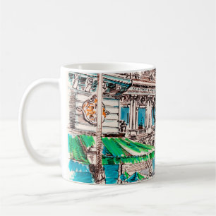 Mug Paris vue rue sur le théâtre Café de Wicked pede