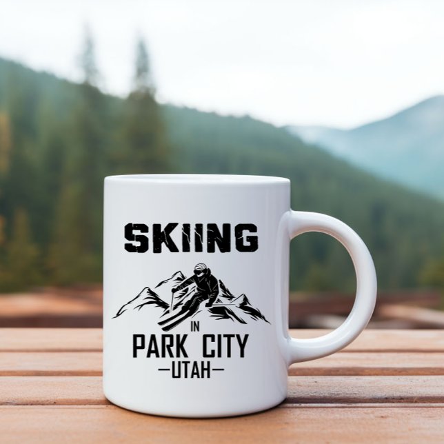 Mug Park City Utah ski (Créateur téléchargé)