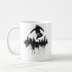 Mug Parkour en ville sport de parkour urbain