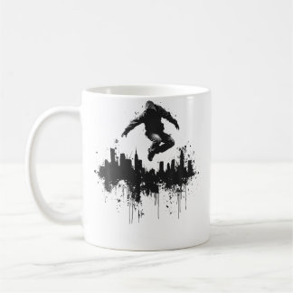 Mug Parkour en ville sport de parkour urbain