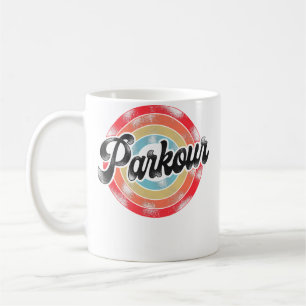 Mug Parkour Free Running Traceur Rétro Vintage Parkour