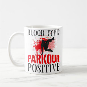 Mug Parkour Free Running Traceur Vintage Groupe Sangui