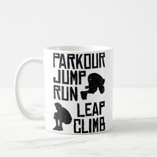 Mug Parkour Shirt - Jump Run Leap Climb