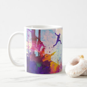 Mug Parkour Urban Free Runling Freestyling Art Moderne