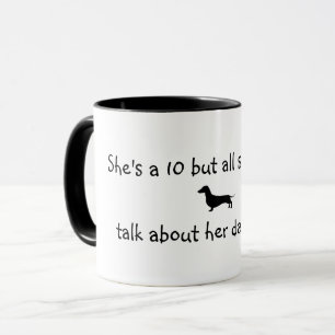 Mug Parle de son teckel
