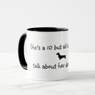Mug Parle de son teckel
