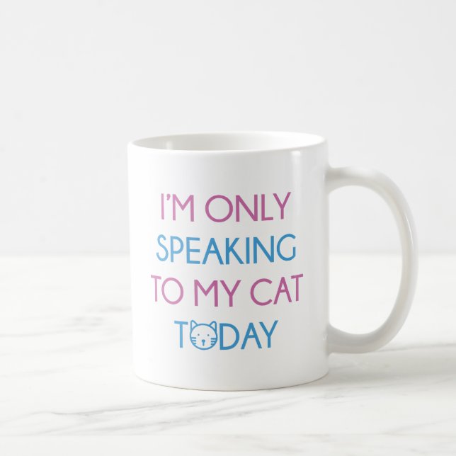 Mug Parler À Mon Chat (Droite)